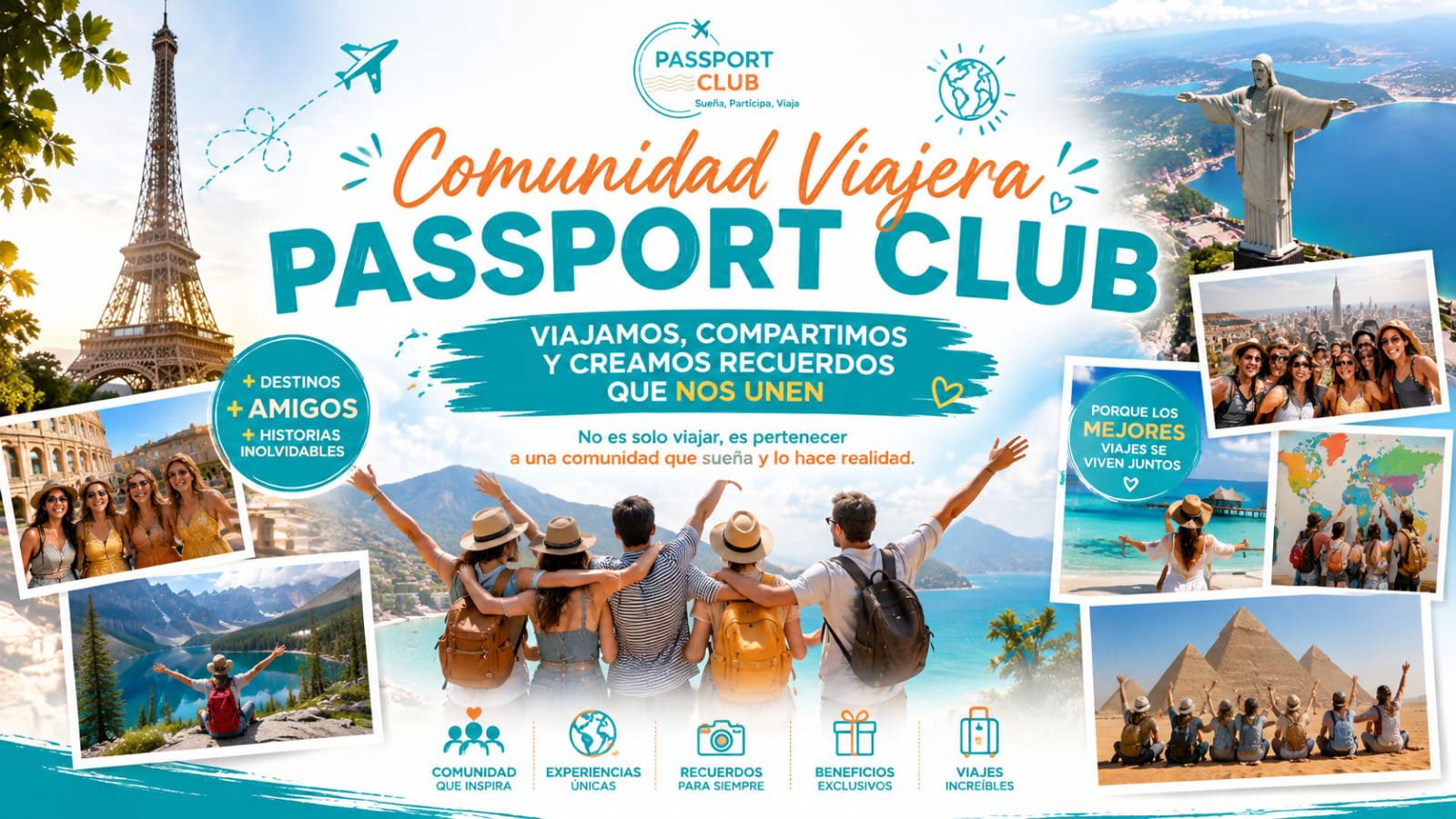 Comunidad Passport Club celebrando juntas el viaje